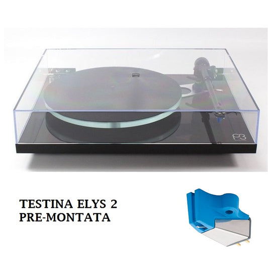 Rega Planar 3 nero + testina elys 2 pre montata e calibrata