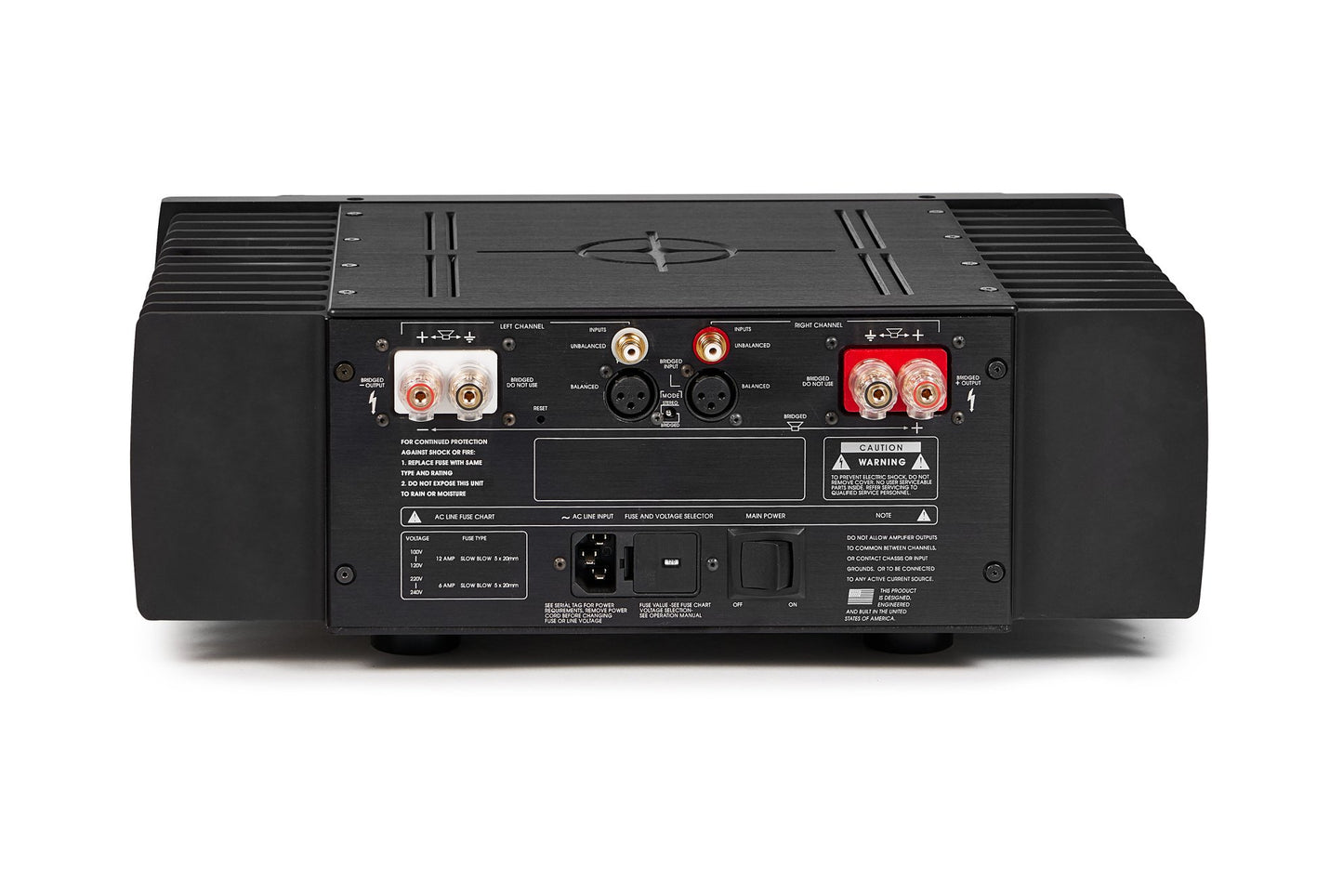 Coda S20 finale stereofonico classe A - AB 2x200 watt rms su 8 ohm
