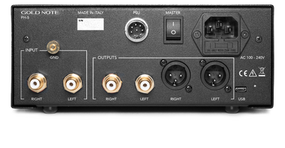 Gold Note PH-5 PH5 nero preamplificatore phono MM/MC High-End