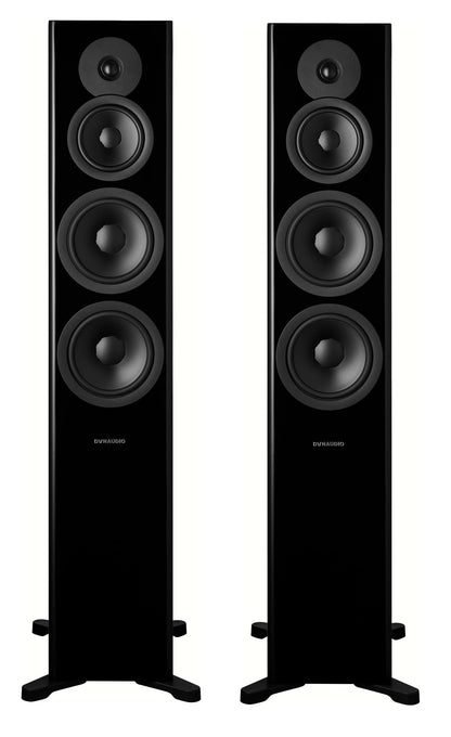 Dynaudio Evoke 50 nero laccato diffusori da pavimento 3 vie bass reflex