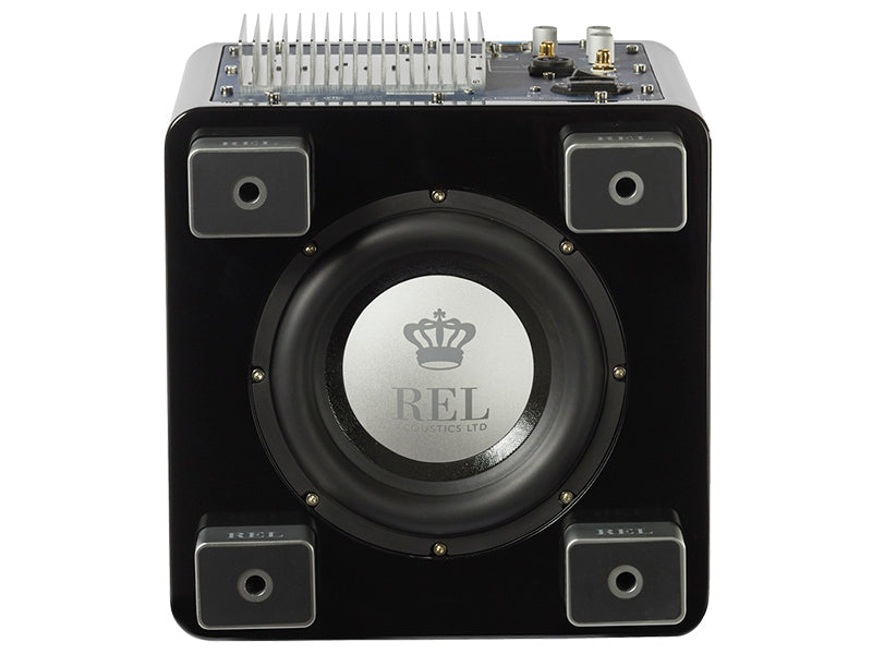 Rel Acoustics T/5X nero Subwoofer amplificato in sospensione pneumatica in classe A/B