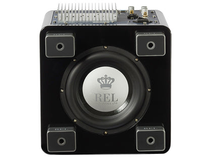 Rel Acoustics T/5X nero Subwoofer amplificato in sospensione pneumatica in classe A/B