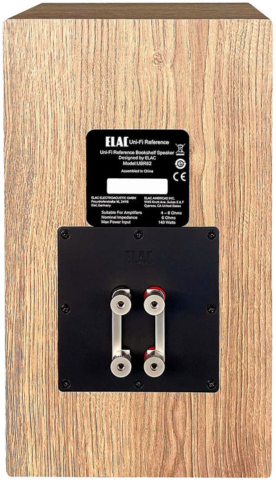 Elac Uni-fi Reference UBR62 noce chiaro 3 vie bass reflex anteriore