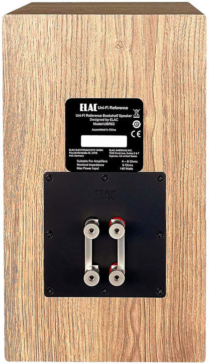 Elac Uni-fi Reference UBR62 noce chiaro 3 vie bass reflex anteriore
