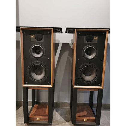 Wharfedale linton noce diffusori 3 vie demo con imballi e garanzia