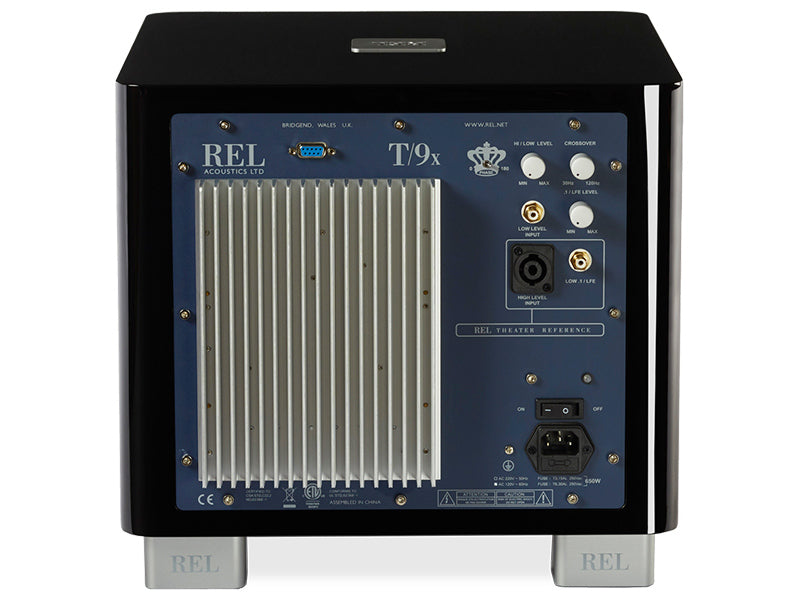 Rel Acoustics T/9x nero Subwoofer amplificato in sospensione pneumatica con radiatore passivo