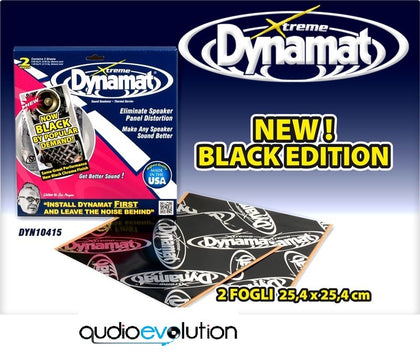 DYNAMAT EXTREME SPEAKER KIT Y10415 2 FOGLI NEW BLACK EDITION