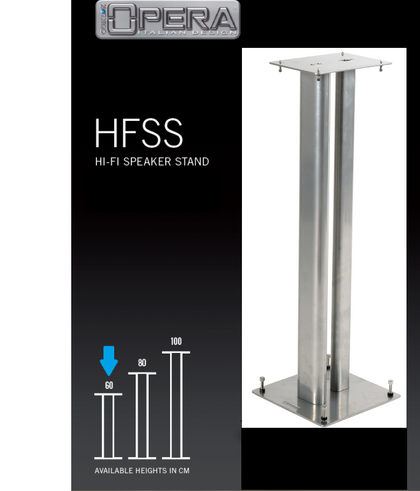 QUIKLOK OPERA HFSS060TI COPPIA STAND PIEDISTALLI PER DIFFUSORI