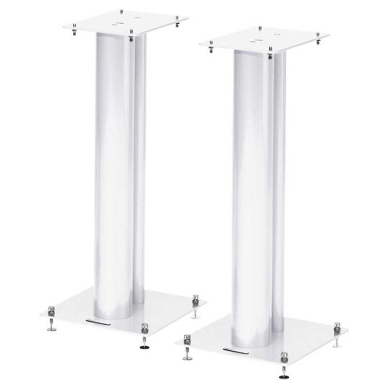 Norstone stylum 2 bianchi coppia stand H 60 cm punte regolabili