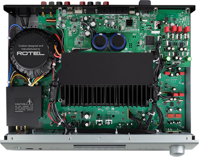 Rotel A14MKII nero integrato 2x150 watt su ohm BT wireless e phono mm
