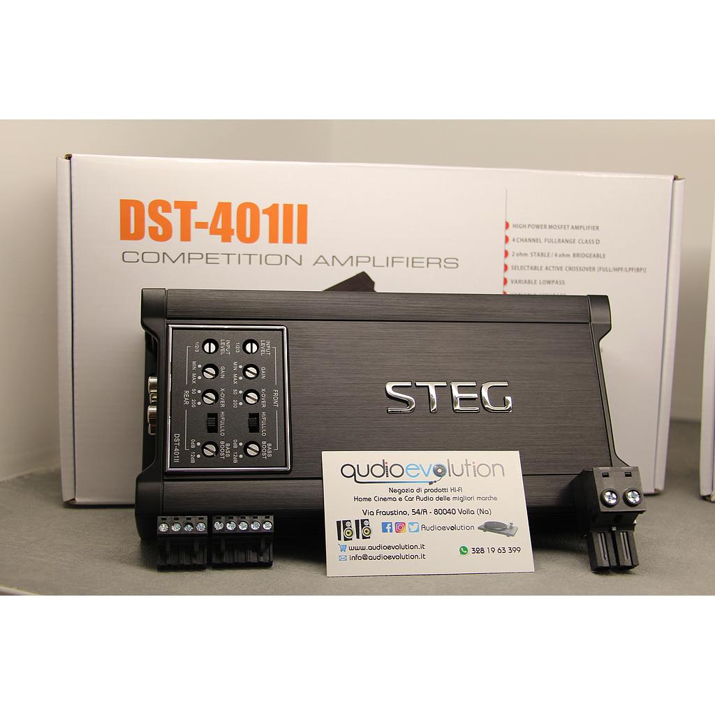 Steg DST401DII amplificatore 4 canali 75x4 rms suono audiophile
