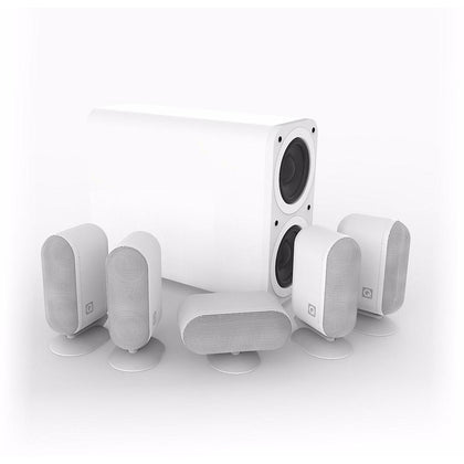 Q Acoustics Q7000i PLUS BIANCO SISTEMA 5.1 COMPLETO DI SUB ATTIVO NUOVO GARANZIA ITALIA