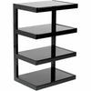 Norstone Esse hifi nero mobile 4 ripiani in vetro nuovo sigillato