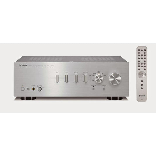 Yamaha As701 silver amplificatore integrato con fono mm e dac 2x100 watt
