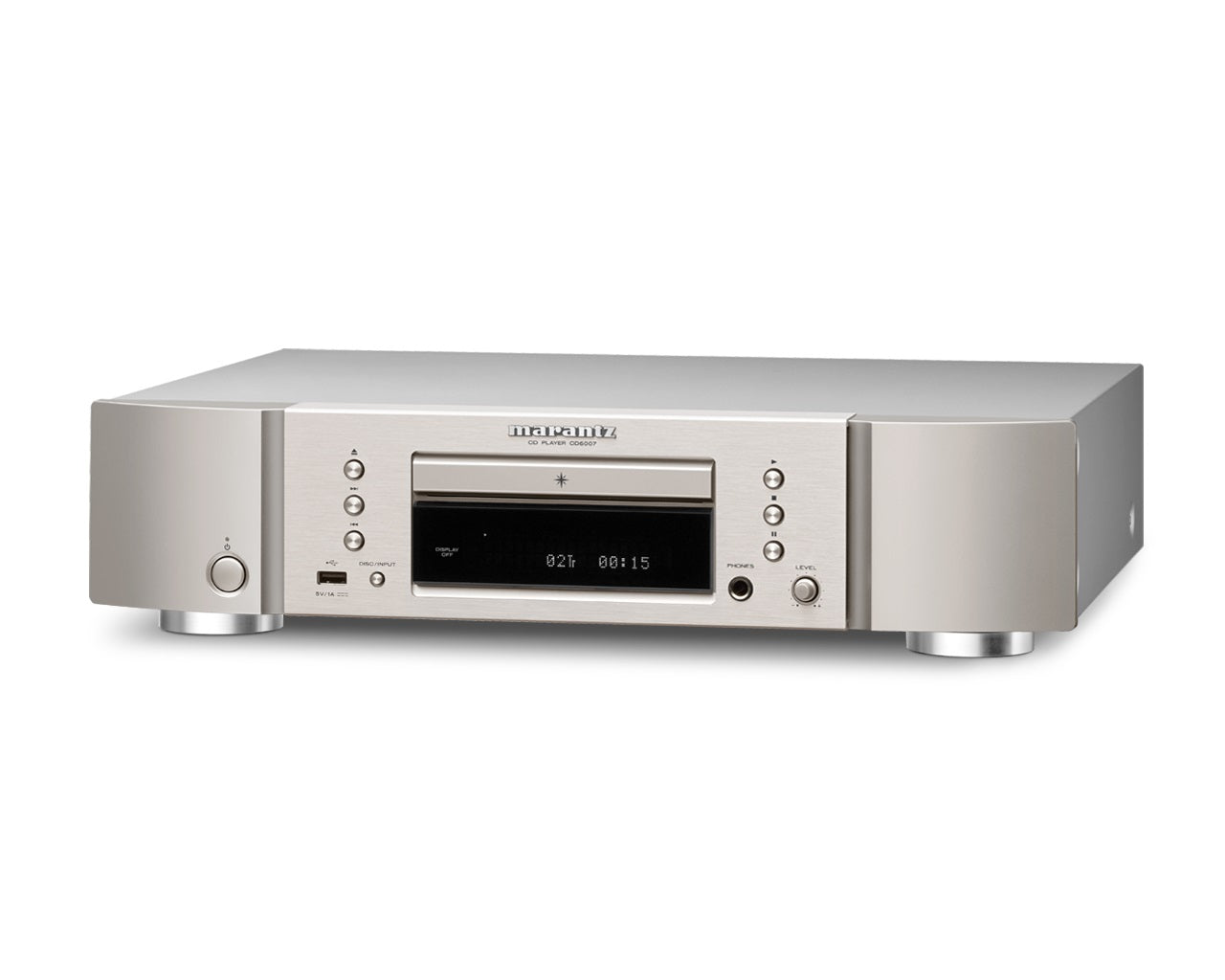 Marantz CD6007 silver lettore cd con dac usb anteriore con lettura file FLAC HD e DSD