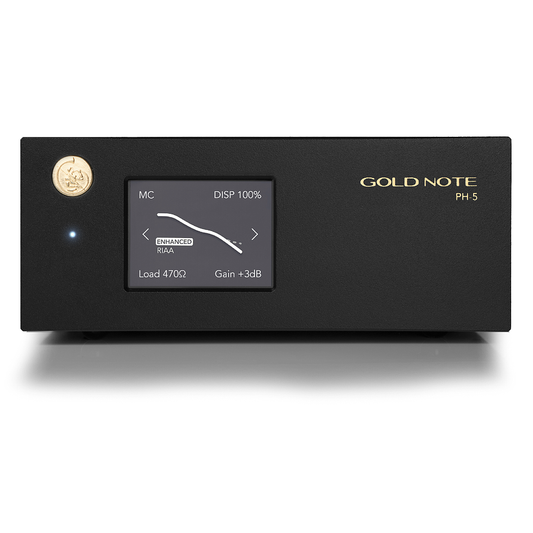 Gold Note PH-5 PH5 nero preamplificatore phono MM/MC High-End