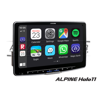 Alpine iLX-F115D monitor alta risoluzione 11" - Android Auto e wireless Apple Car Play