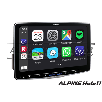 Alpine iLX-F115D monitor alta risoluzione 11" - Android Auto e wireless Apple Car Play