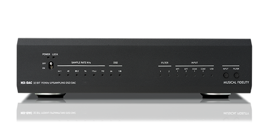 Musical Fidelity MX DAC nero dac 24bit/192KHz. Riproduzione di file DSD