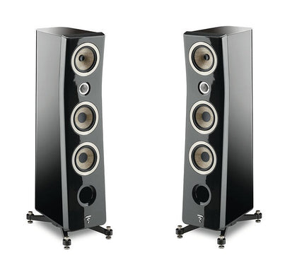 FOCAL KANTA 2 NERE DIFFUSORI DA PAVIMENTO 3 VIE IN FLAX NUOVE GARANZIA ITALIA