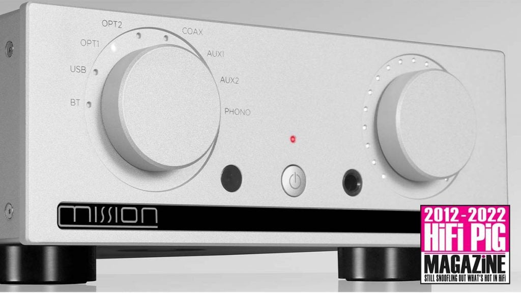 Mission 778x silver amplificatore con fono e dac ES9018K2M e BT