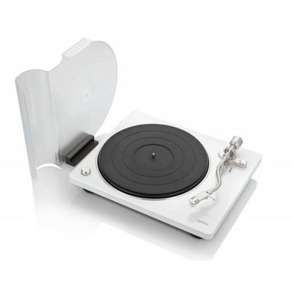 Denon dp 400 bianco giradischi semiautomatico braccio a S e testina MM