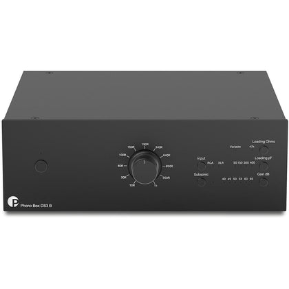 Pro-ject phono box DS3 B nero preamplificatore phono regolabile