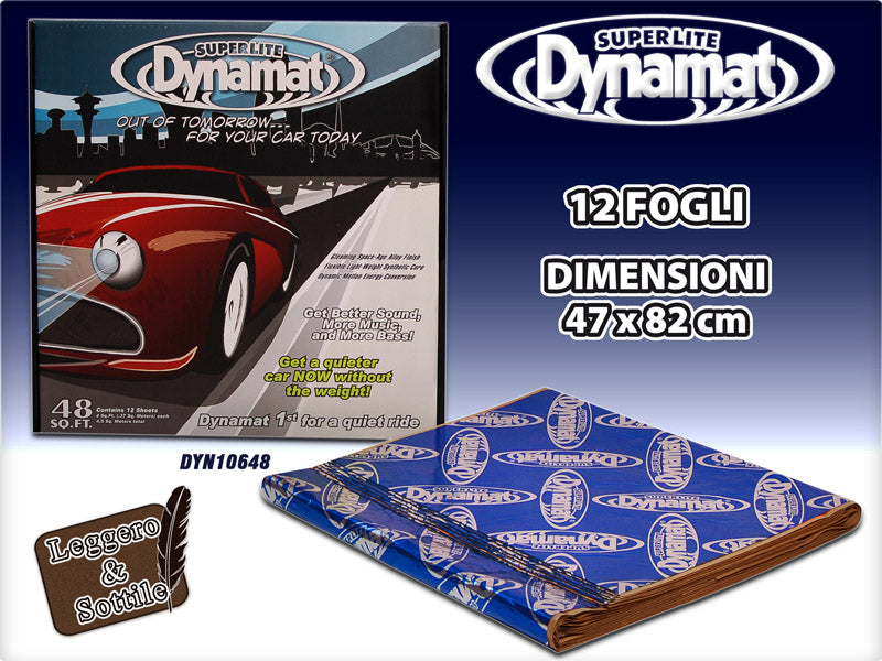 DYNAMAT SUPERLITE EXTREME 3 FOGLI NELLA VERSIONE ALLEGGERITA NUOVI SIGILLATI