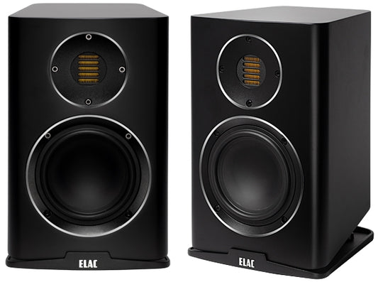Elac Carina BS243.4 nero coppia diffusori bass reflex tweeter jet a nastro