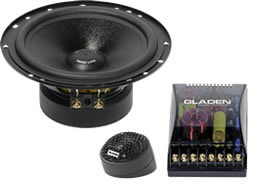 GLADEN ZERO 100 KIT 2 VIE WOOFER DA 100 mm E TWEETER SIGILLATI GARANZIA ITALIA