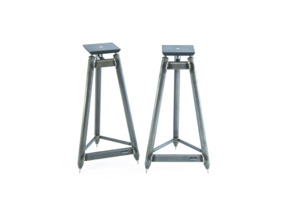 Solidsteel SS-6 raw stand diffusori a 3 gambe acciaio inox non verniciati