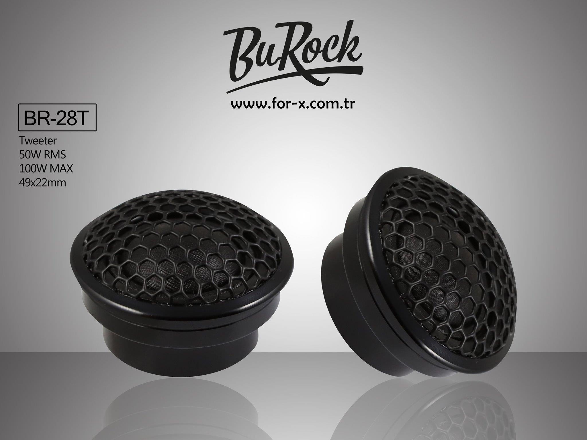 Burock BR-28T cp tweeter in seta SQ da 1" 50 watt rms