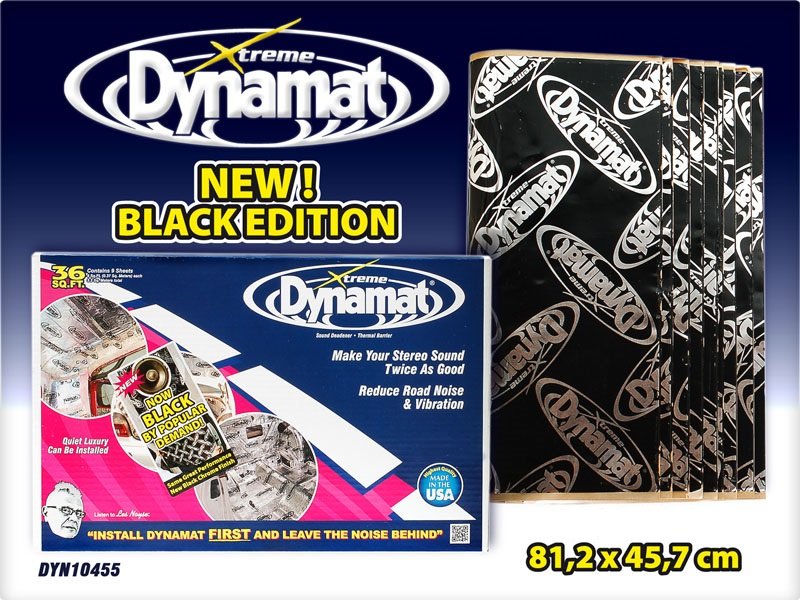 DYNAMAT EXTREME Y10455 9 FOGLI NEW BLACK EDITIONDA 81,2CM X 45,7 CM
