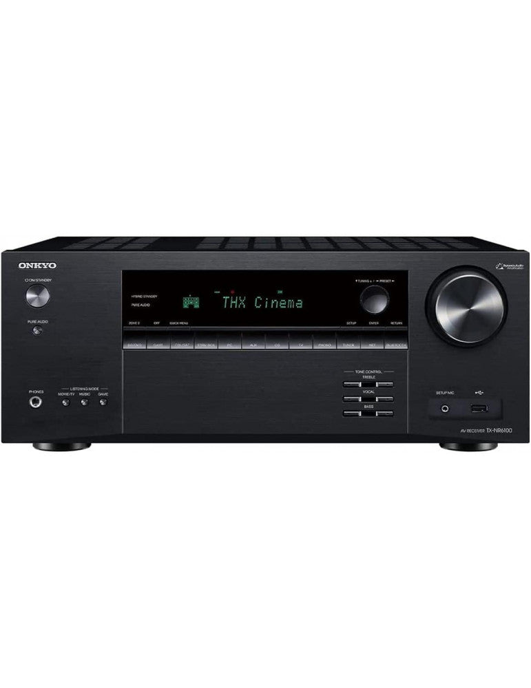 Onkyo TX-NR6100 Sintoamplificatore AV 7.2 canali dab 4K , HDR 10+
