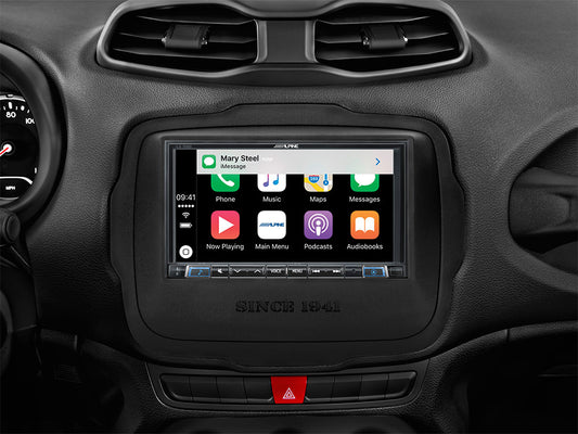 Alpine iLX-702RN Sistema Audio Video da 7" dedicato a Jeep Renegade Apple CarPlay e Android Auto