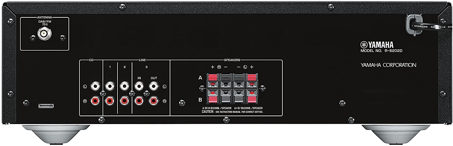 Yamaha R-S202D silver sintoamplificatore stereo con radio DAB nuovo