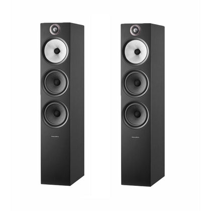 B&W 603 S2 Anniversary Edition nere diffusori 3 vie da pavimento
