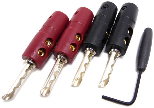 Audioquest 500 SILVER SET 4 FORCELLE PER CAVI DI POTENZA