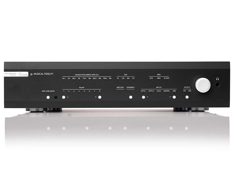 Musical fidelity M6X DAC nero Convertitore Doppi convertitori Sabre ESS ES9038Q2M 32bit/768KH