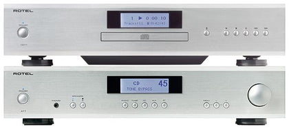 Rotel A11 tribute amplificatore + CD11 tribute lettore cd silver bundle