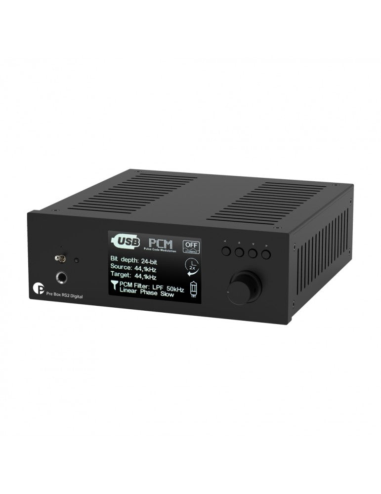Pro-ject DAC Box RS2 nero convertitore decodifica MQA 2x ESS9038Q2M