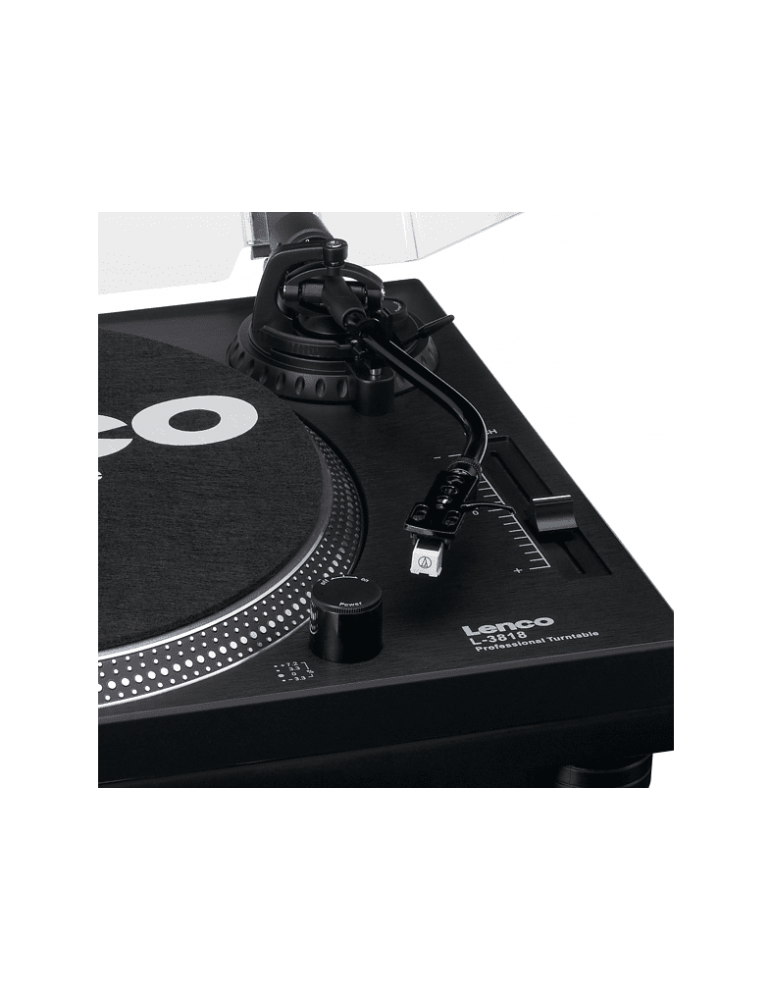 Lenco L-3818 giradischi con trazione diretta con usb e completo di testina AT3600