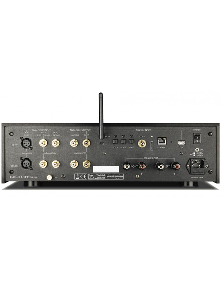 Gold Note IS-1000 MK2 deluxe gold Integrato Hi-End con DAC PCM-1792A