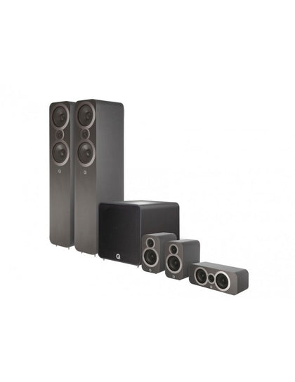 Q Acoustics 3050i plus cinema pack grafite sistema 5.1 completo