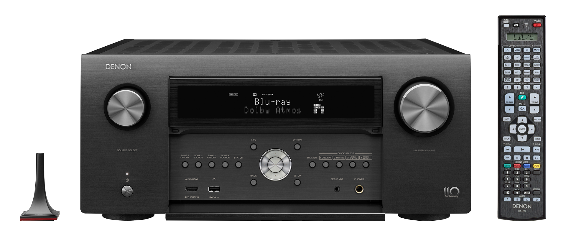 Denon AVC-110 amplificatore AV 8K ottimizzato 13.2 canali versione speciale 110 anni denon