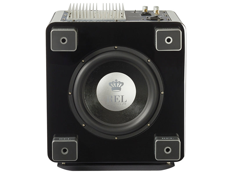 Rel Acoustics T/9x nero Subwoofer amplificato in sospensione pneumatica con radiatore passivo