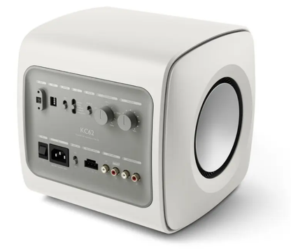 Kef KC62 bianco subwoofer attivo da 1000 watt compatto