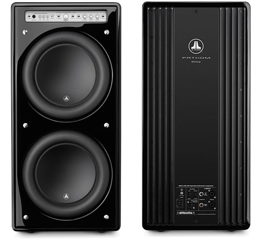 JL AUDIO F212v2 nero laccato doppio subwoofer attivo cassa chiusa 3000 watt rms