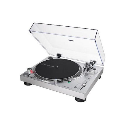 Audio-technica AT-LP120X silver giradischi trazione diretta con USB pitch control