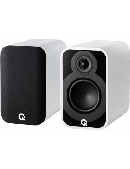 Q Acoustics 5010 bianco satinato diffusori da stand bass reflex